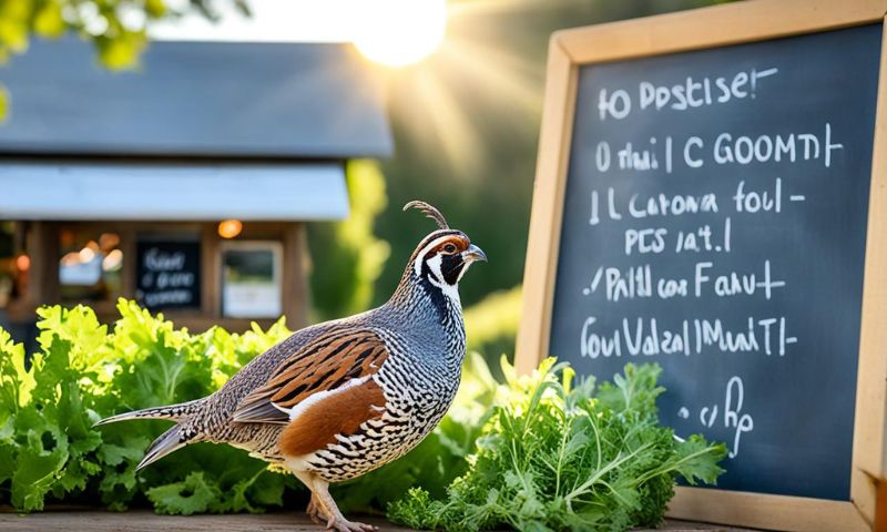 Plan for Selling Quail Meat