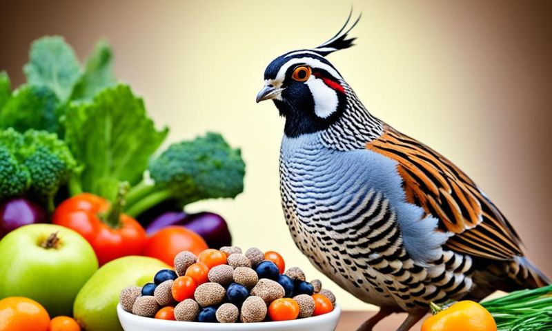 Nutrient-rich food for quails